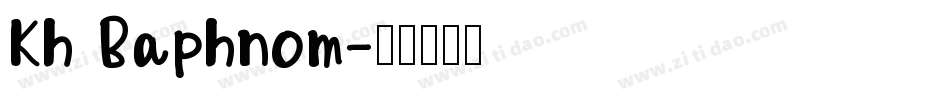 Kh Baphnom字体转换